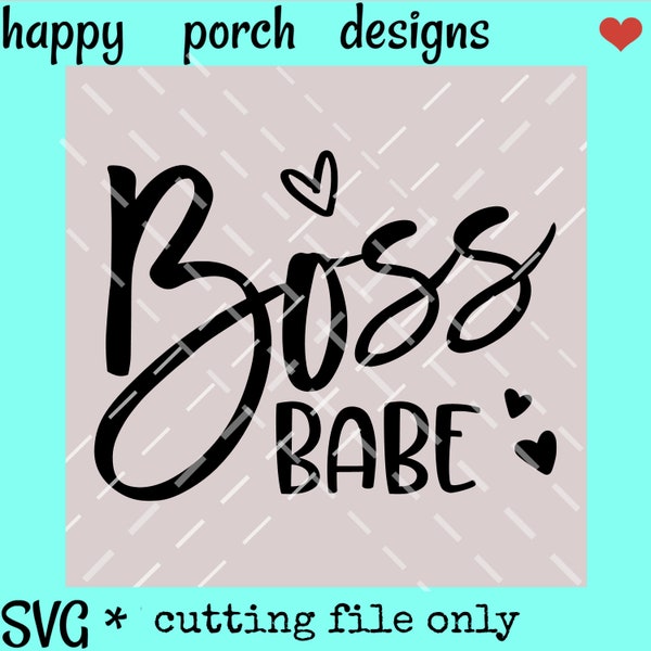 Boss Babe SVG DXF PNG Digital Cut File, girl boss svg, boss svg, woman boss svg