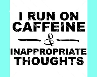Mug Voyage Humoristique 'I Run On Caffeine Sarcasm' – Tasse Céramique Blanche Avec Poignée