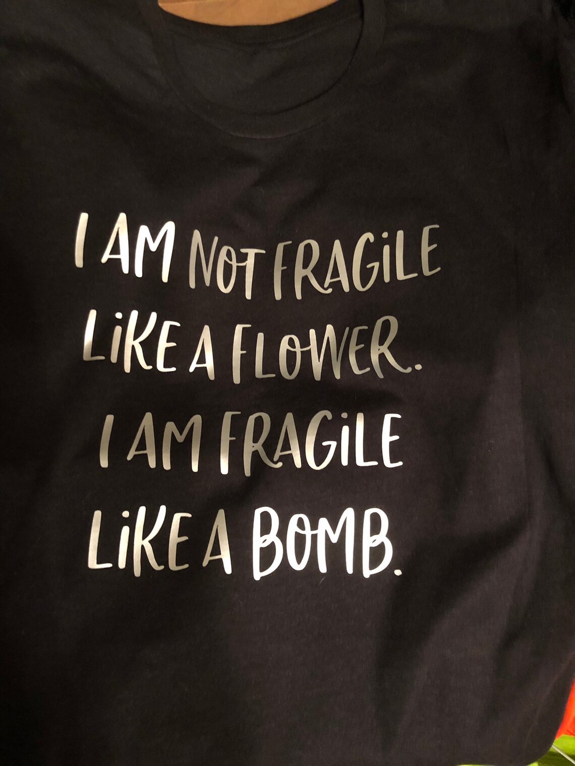 I Am Not Fragile Like a Flower I Am Fragile Like a Bomb SVG Etsy