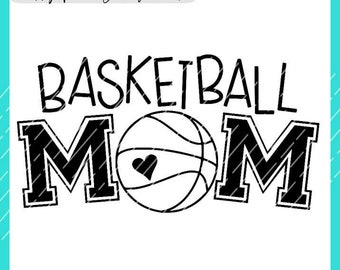 Basketball Mom SVG PNG digital cut file, cute basketball mom svg, basketball svg