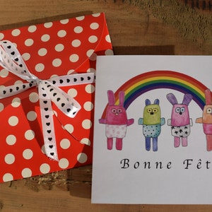 Tarjetas de felicitación y sobres de origami para elegir