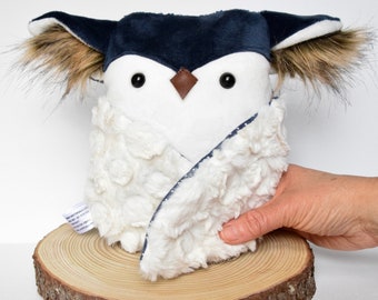 Handmade owl plush toy