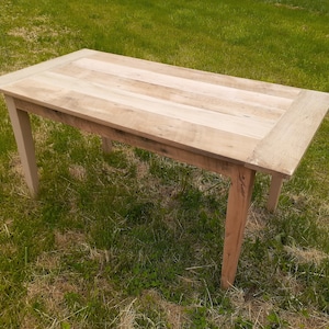 Farm House Shaker Style Table, Barn Wood Table