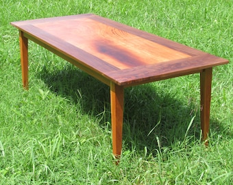 Custom Made Shaker Style Farm Table w/ Bread Board Ends.