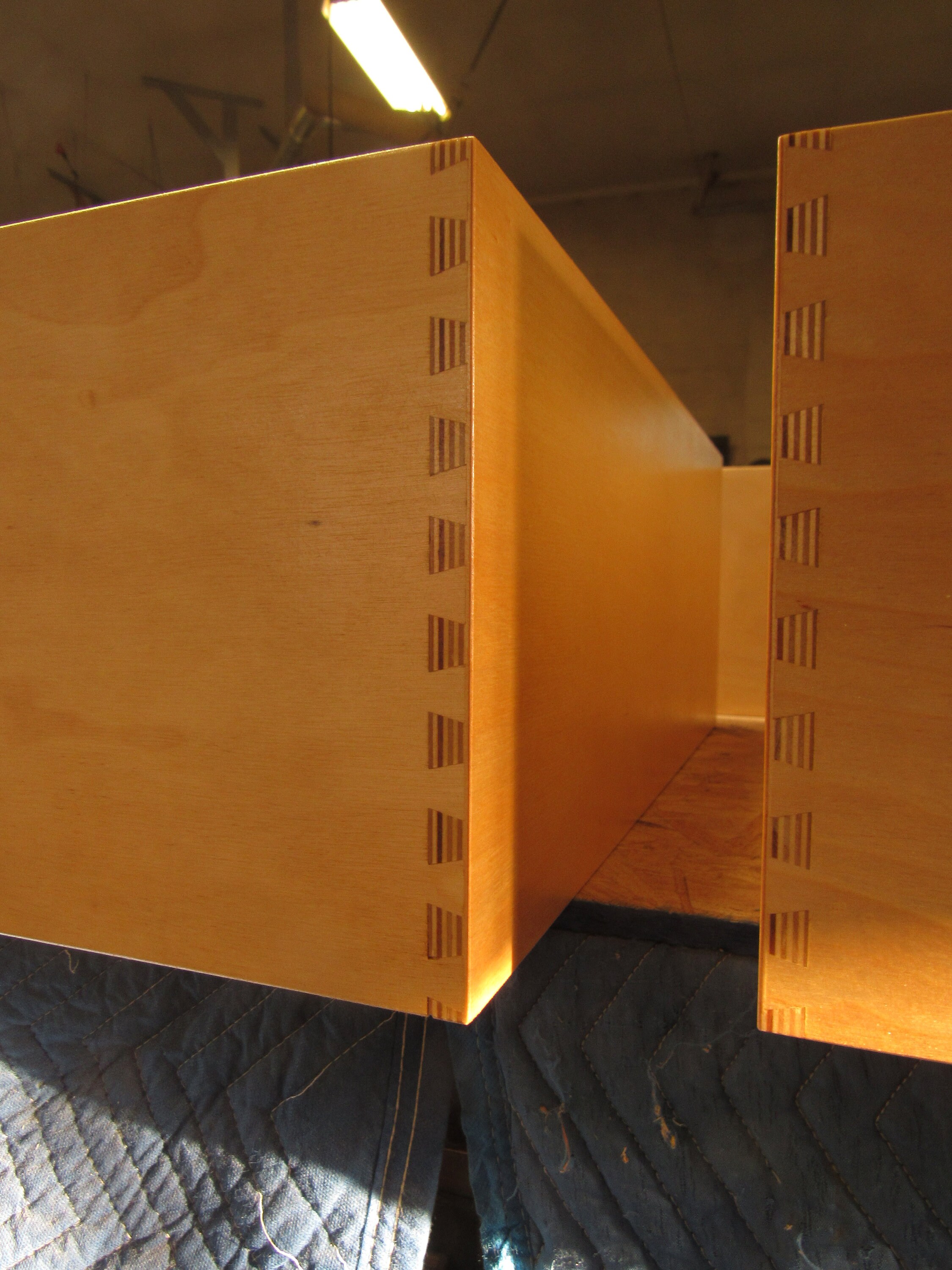 Custom Dovetail Drawer Box Kit UNFINISHED Etsy