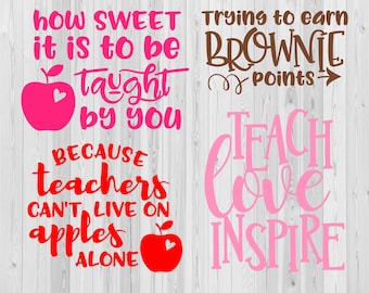 Download How Sweet It Is To Be Taught By You svg dxf png jpeg | Etsy