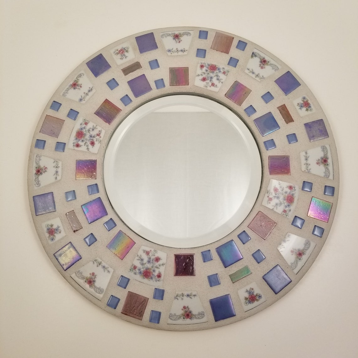 Mosaic Mirror Wall Art Etsy