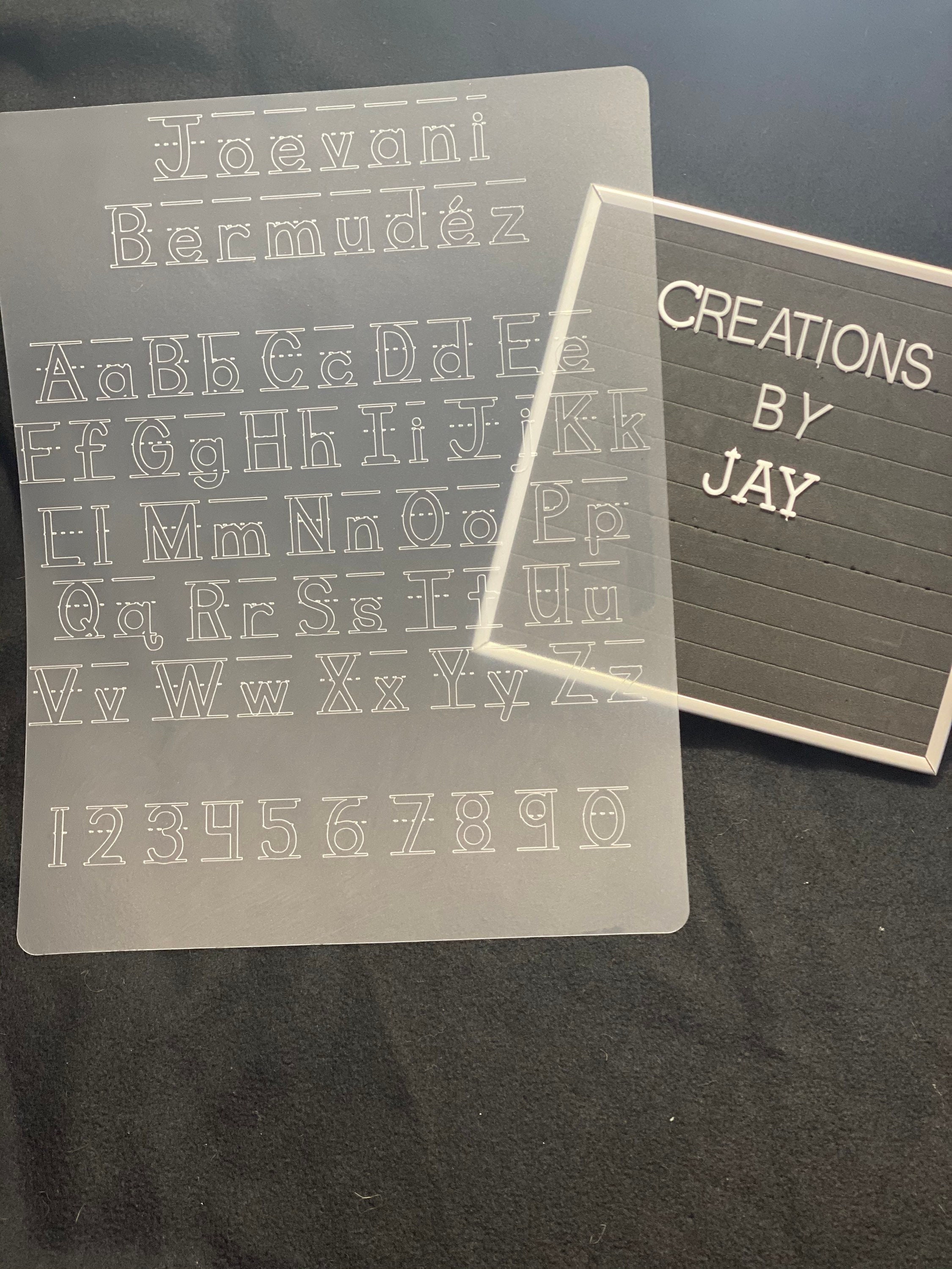 Tracing Pad/ Kindergarten Learning Pad Etsy