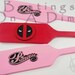 Themed Paddles - BDSM Paddles - Princess Deadpool Toy - Sadistic Kink Gear - Handmade Bondage Toy - Fetish Paddle - OOAK Merchandise - CBT
