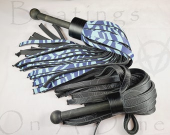 Mega Floggers - Intense Impact Play - Dungeon Punishment - Vegan Kink Gear - Handmade Bondage - Unique BDSM Toy - Sensation Warm Up Play