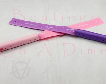Rubber Ruler Paddle: Old School Spanking Gear for Teacher Roleplay
