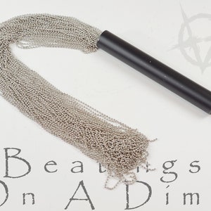 Handmade Ball Chain Flogger for Sensory Thrills - Perfect for Bondage Lovers