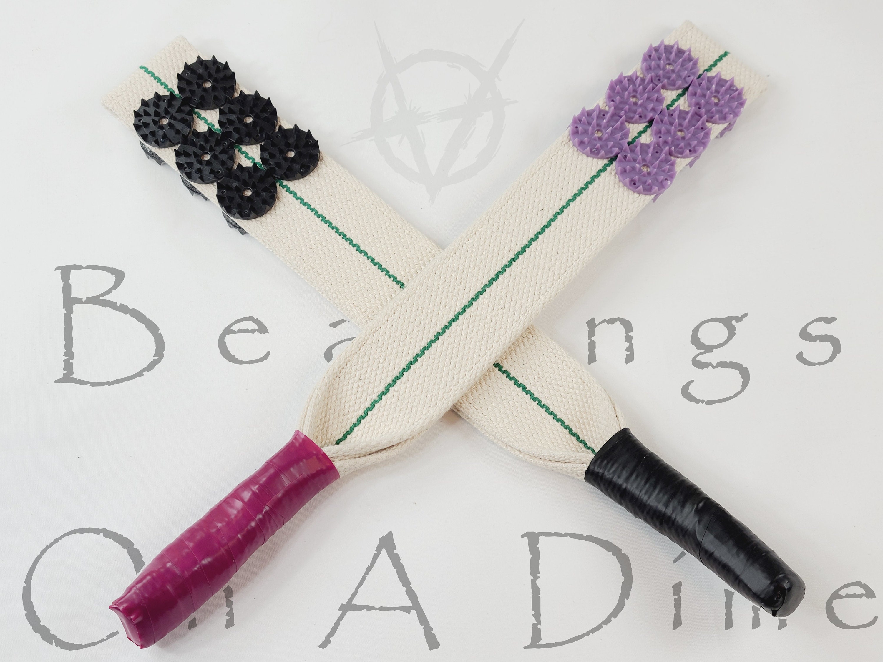 XL Spiked Spankers - Vampire Paddle - Blood Fetish - Fetish Strap - Handmade Bondage Toy - Sadistic Kink Gear - Unique BDSM Toy - Femdom Toy