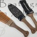 Wide Belt Paddles - Unique BDSM Toy - OOAK Merchandise - OTK Spanking - Sadistic Kink Gear - Handmade Bondage Toy - Intense Impact Play