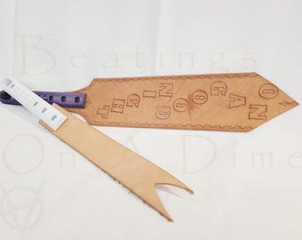Scrap Leather Paddles: Upcycled Stingy BDSM Toys