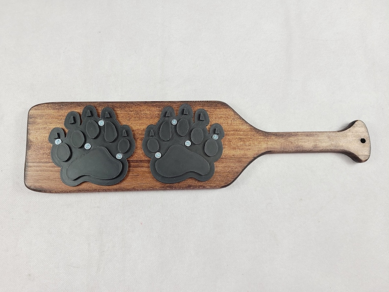 Customizeable Paw Print Impact Paddle for Pet Play - Etsy