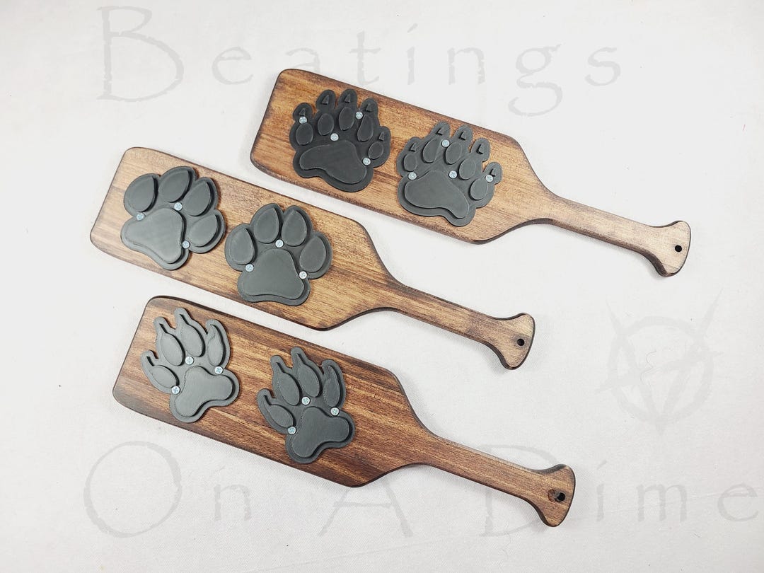 Customizeable Paw Print Impact Paddle for Pet Play - Etsy