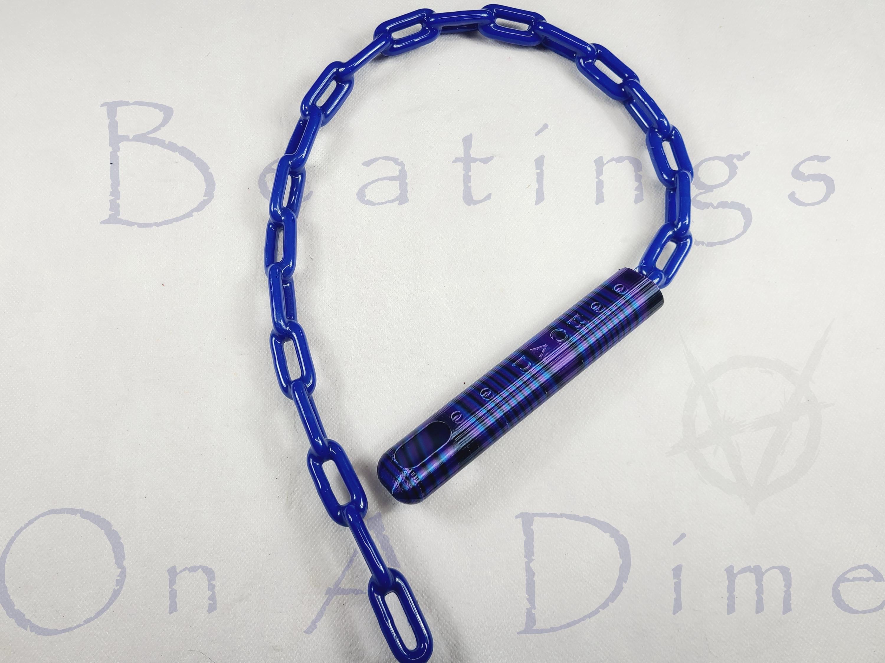 Vinyl Chain Whip: Heavy Metal BDSM Paddle - Intense Thuddy Impact Play -  Etsy