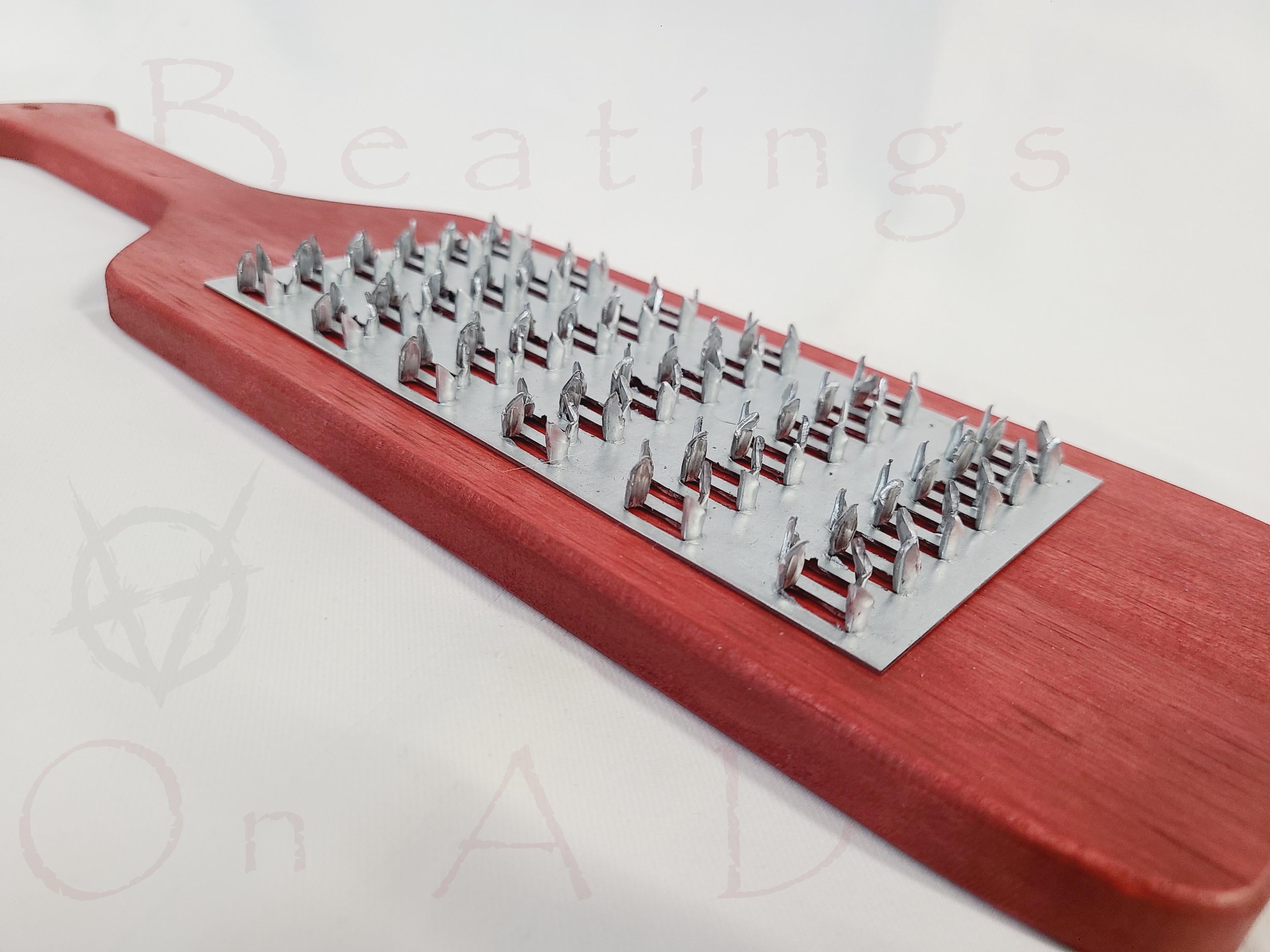 Metal Fang Sensation Paddle: Extreme Vampire Inspired Impact Play