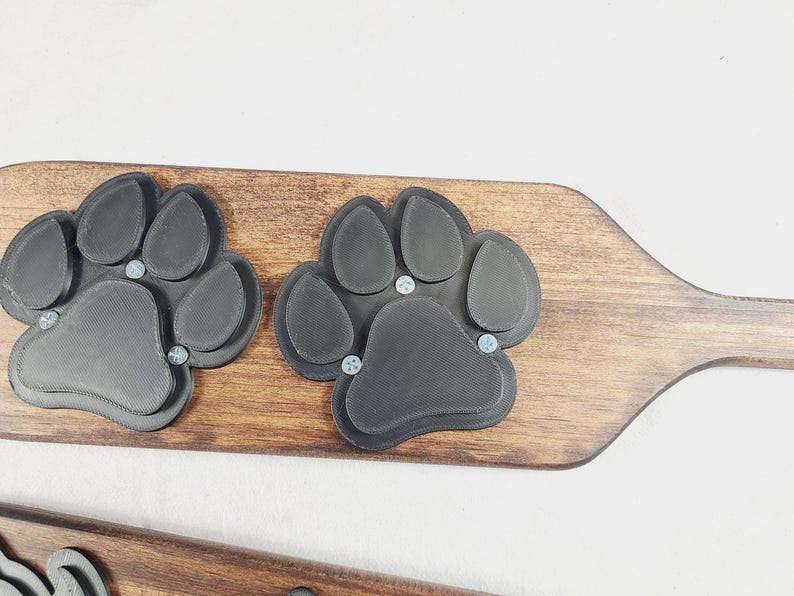 Customizeable Paw Print Impact Paddle for Pet Play - Etsy