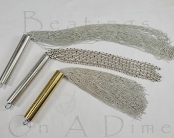 Metal Ball Chain Flogger: Heavyweight Impact Tool for Biting Sensation