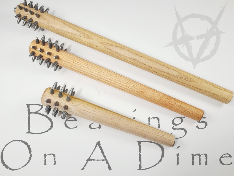 Spiked Club - Sadistic Bondage Gear - Strict Discipline - Cruel Punishment - Vicious BDSM - OTK Spanking - Blood Play Fetish - Kinky Weapon 