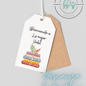 Bienvenido a la Vida mejor- etiquetas de regalo