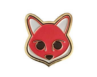 Fox Enamel Pin