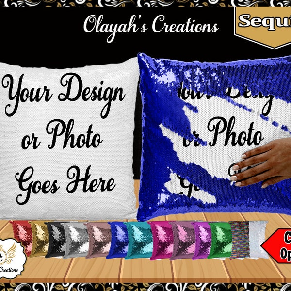 Sequin Pillow Etsy