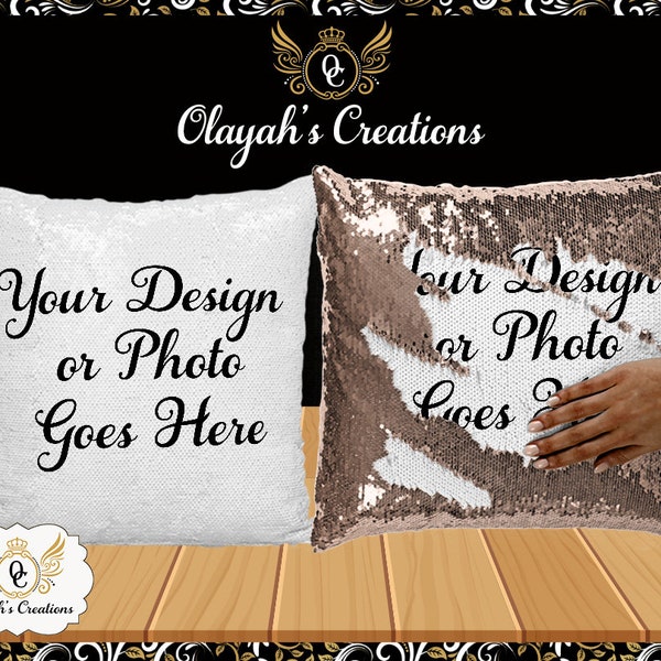 Gold Sequin Pillow Etsy