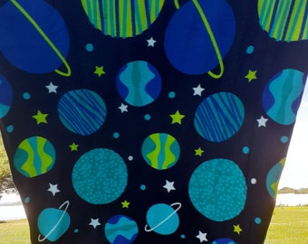 Outer Space Throw Blanket-- 48"x60"
