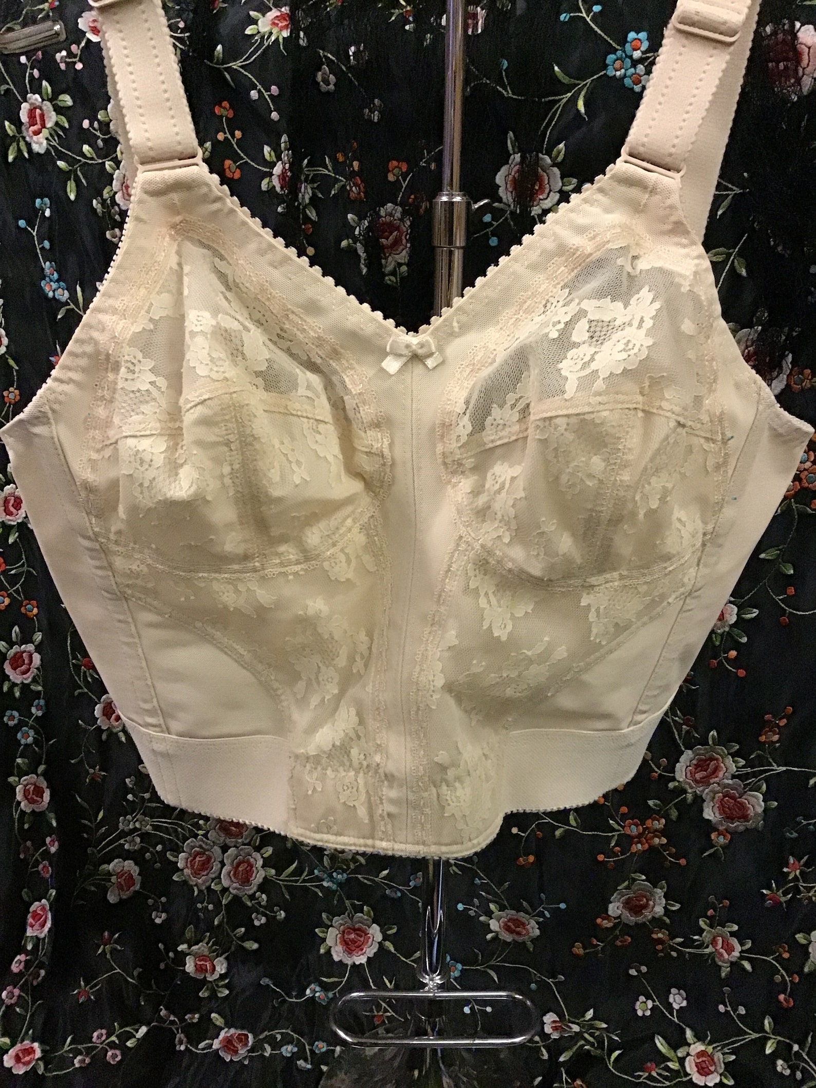 Triump Doreen Long Line Bra Gorgeous rare Beige color | Etsy