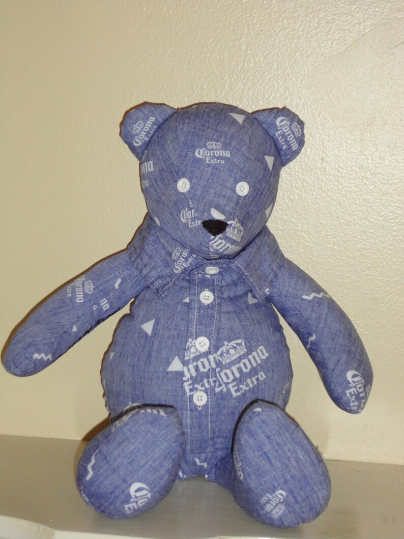 keepsake teddy bear made from clothes