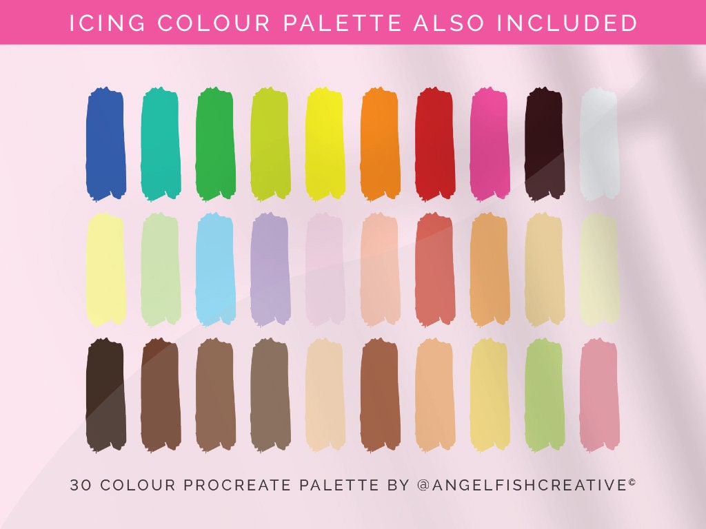 Sprinkles Procreate Brush Set 31 Brushes 8 Stamps Etsy