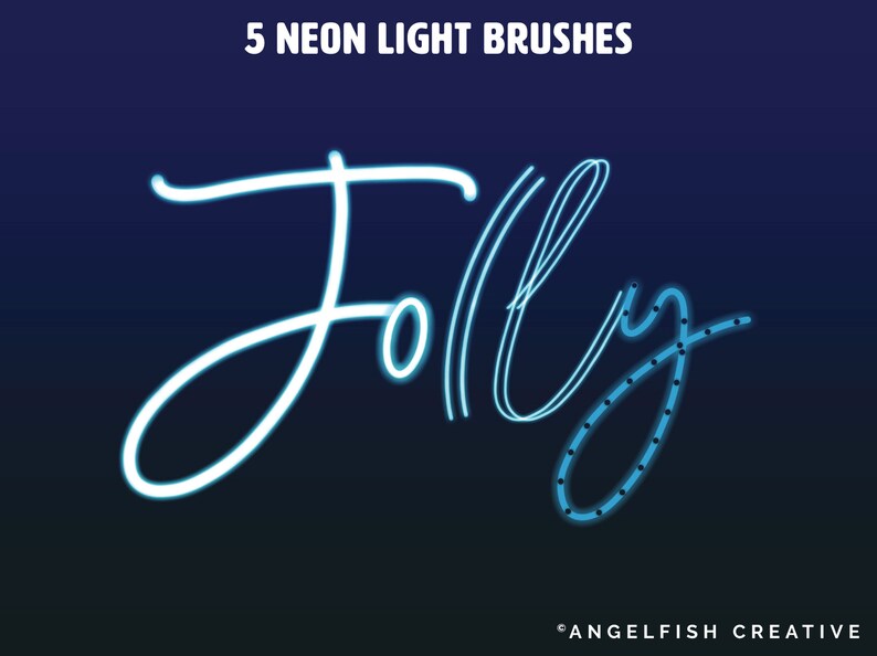 Christmas Lights Procreate Brush Set: 56 Bokeh Sparkle Brushes (digital ...