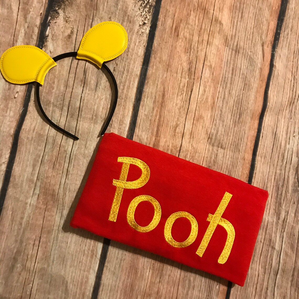 Winnie the Pooh Bear Costume Ears Headband Etsy