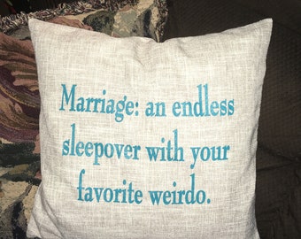 Marriage pillowcase