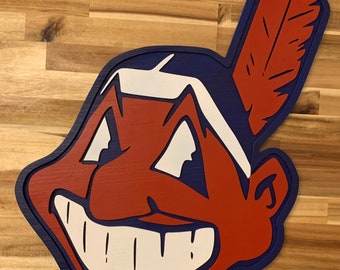 Download 3 Colors Instant Download Chief Wahoo Digital Cut File Png Svg Multilayered Clip Art Art Collectibles