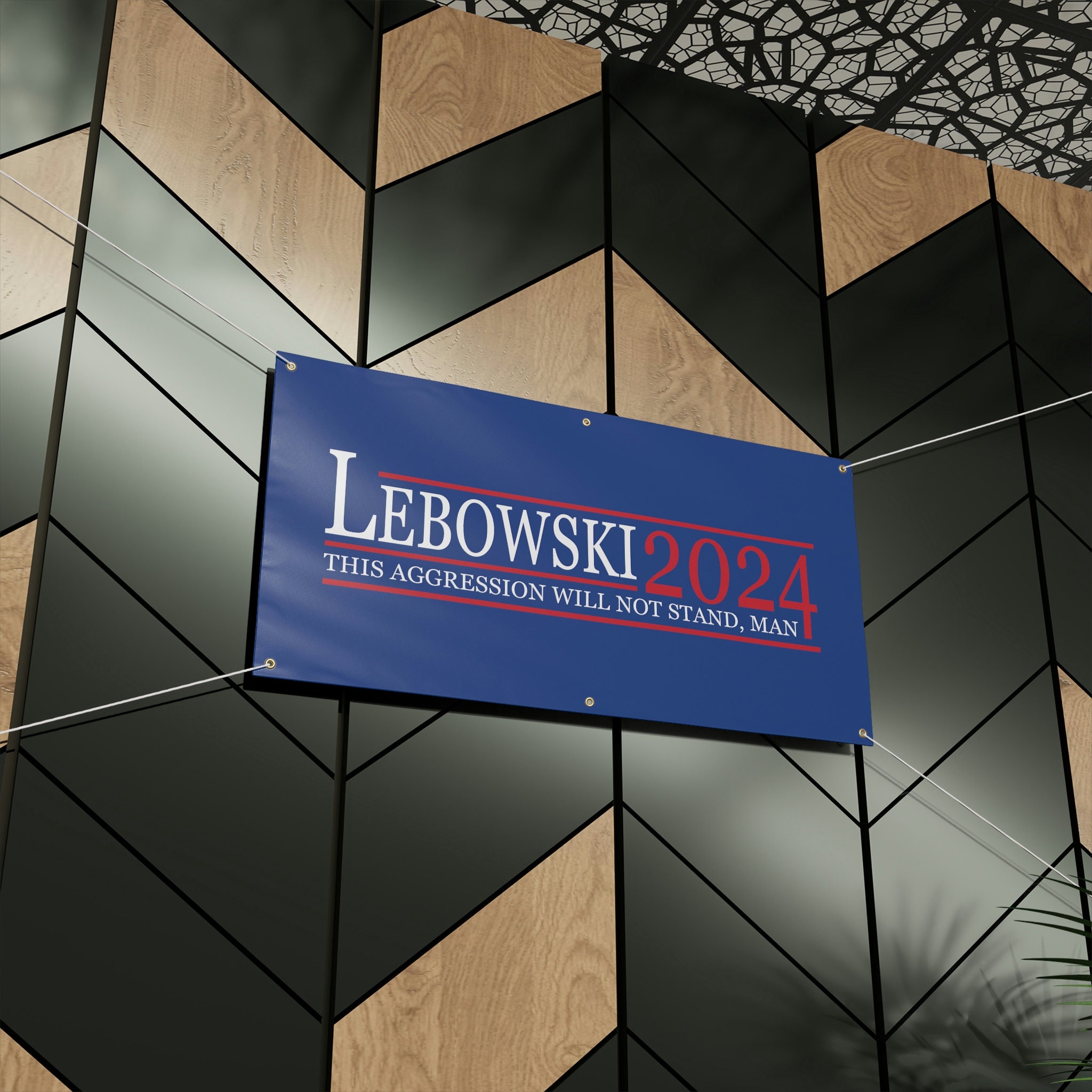 Lebowski 2024 Flag, Lebowski 2024 Banner, Lebowski Political Banner