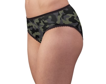 Camo Panties, Bikini Panties, Camouflage Underwear, Military Gift, Army Wife, Army Husband, Army Gift, Soldier, Military Underwear