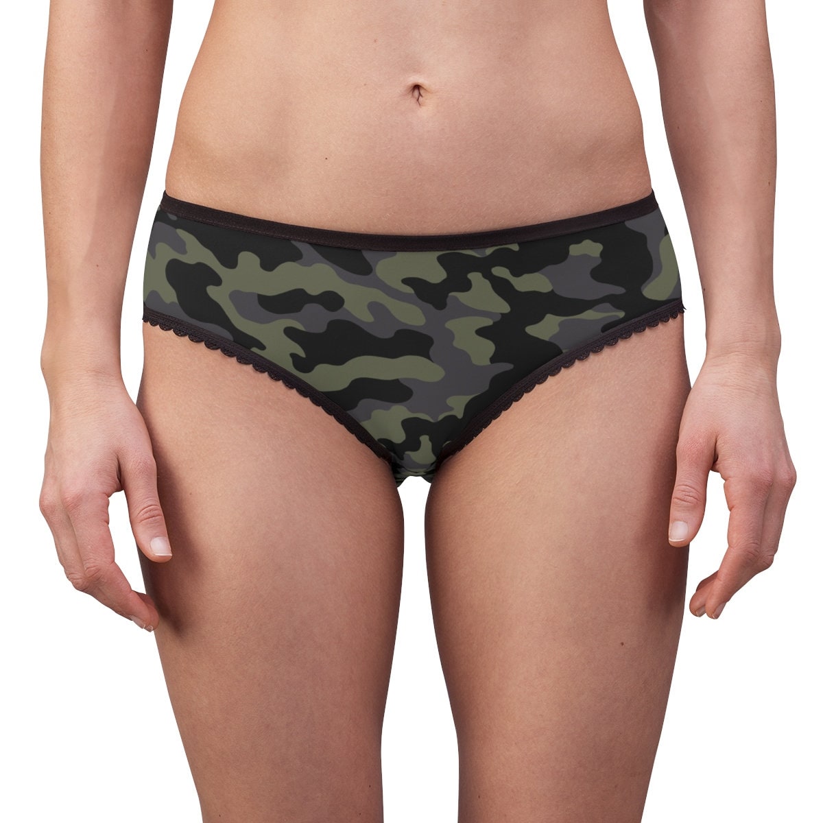 Camo Panties, Bikini Panties, Camouflage Underwear, Military Gift