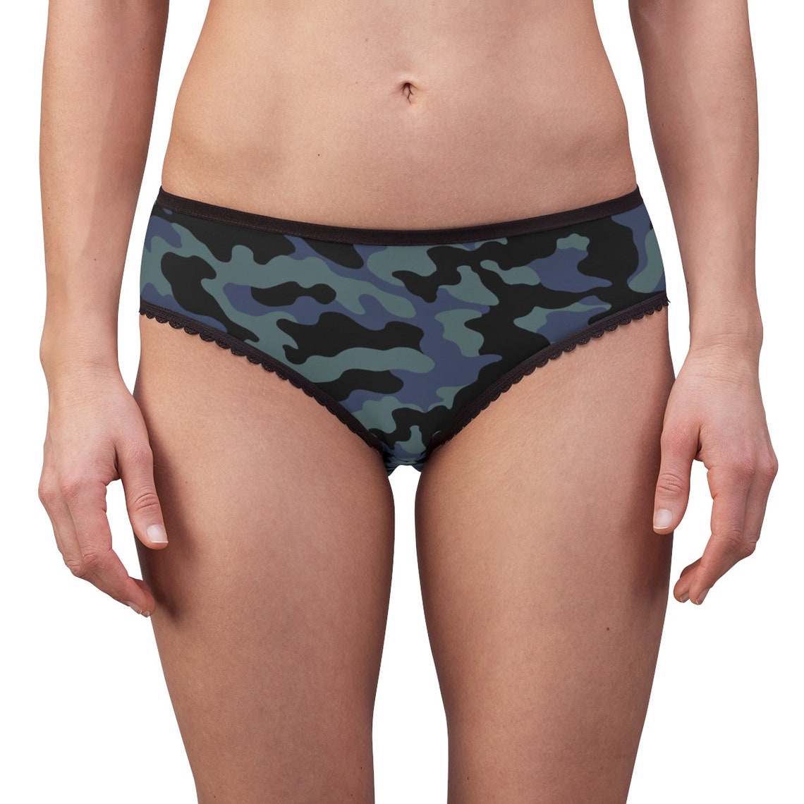 Camo Panties Bikini Panties Camouflage Underwear Military Etsy