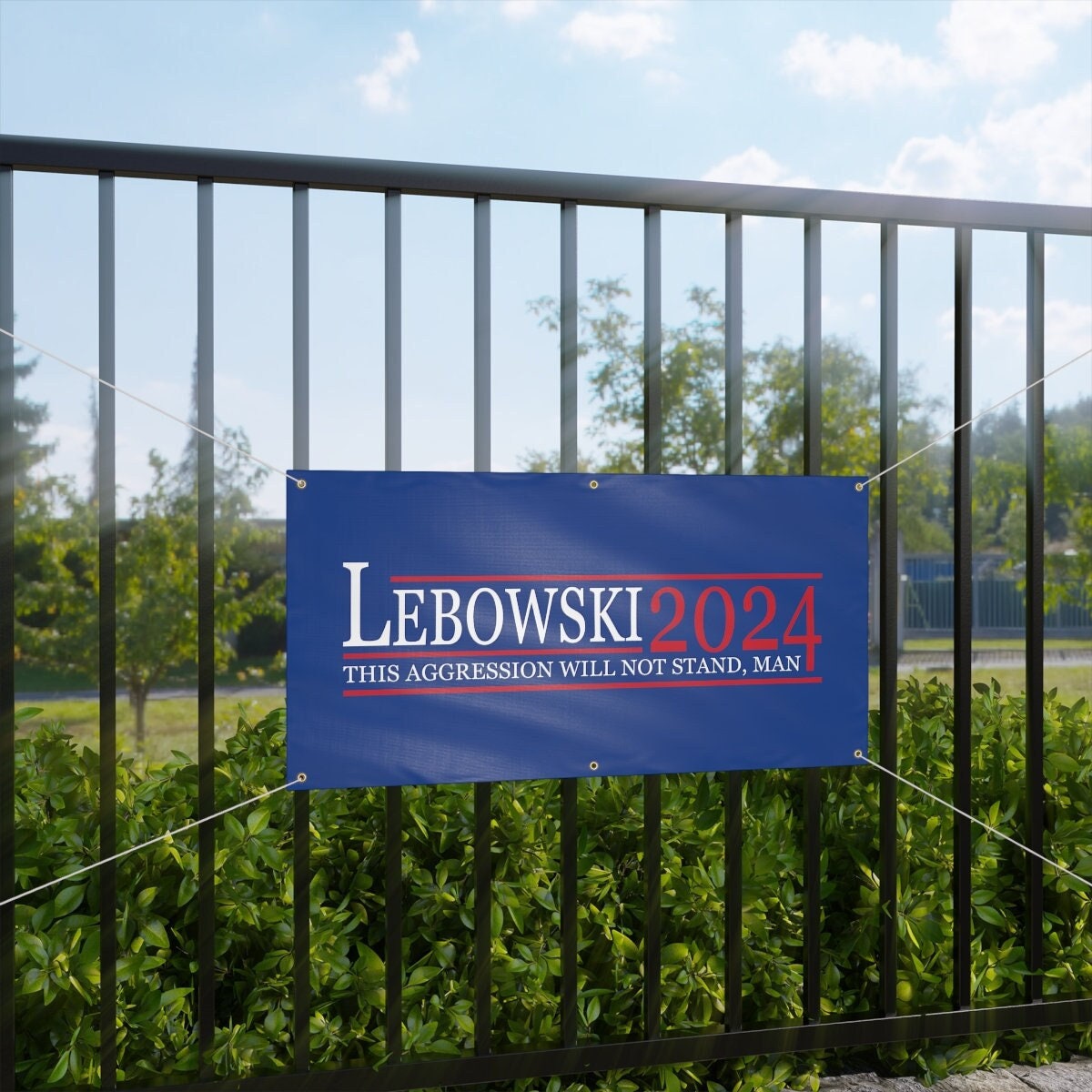 Lebowski 2024 Flag Lebowski 2024 Banner Lebowski Political Etsy Australia