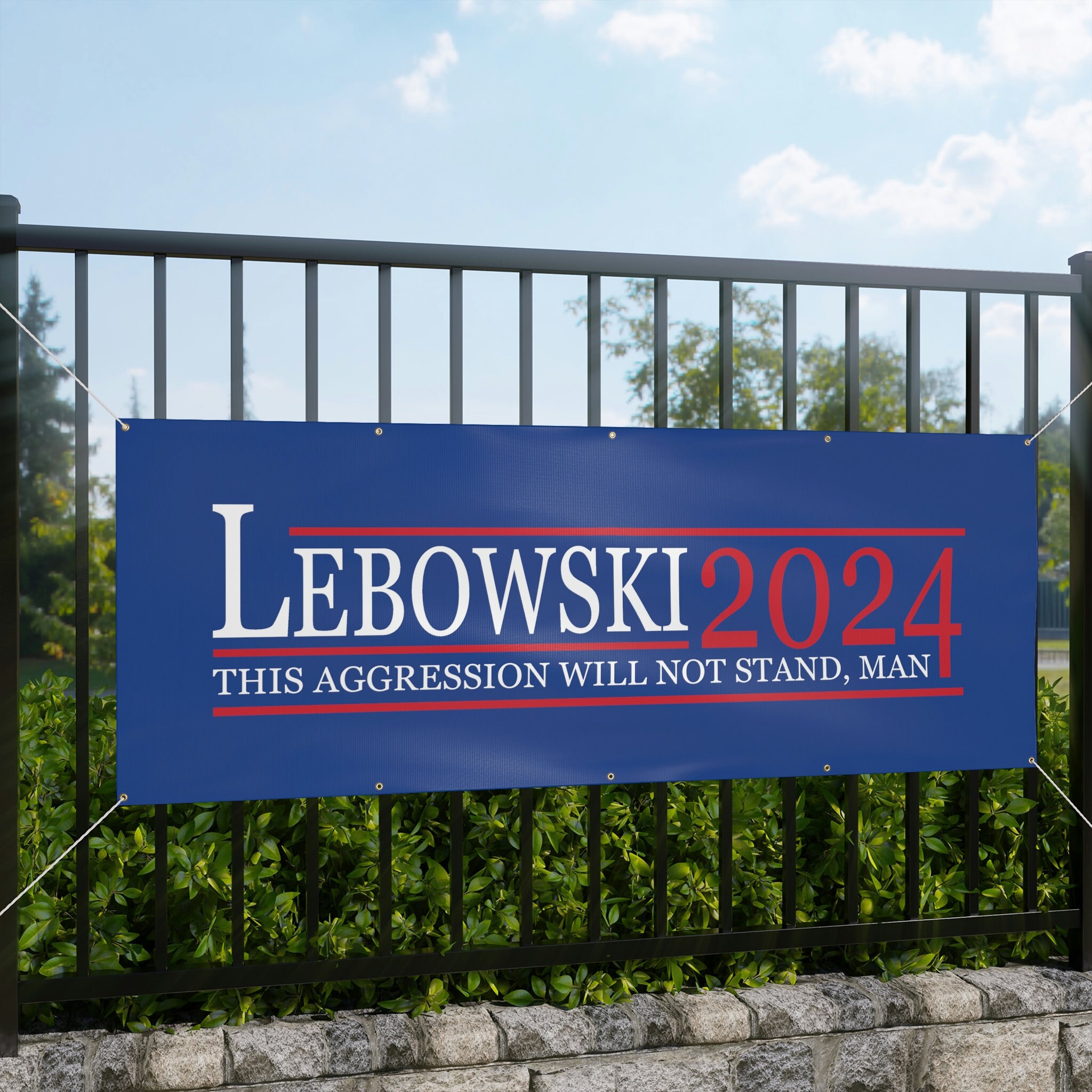 Lebowski 2024 Flag, Lebowski 2024 Banner, Lebowski Political Banner