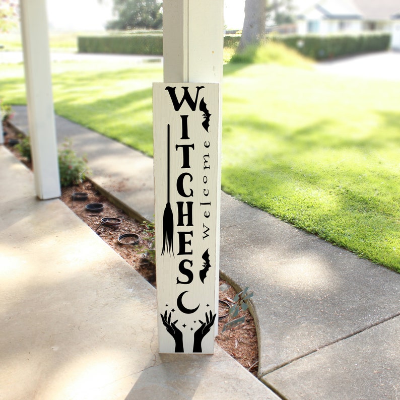 Halloween Porch Leaner Outdoor Porch Sign Front Etsy