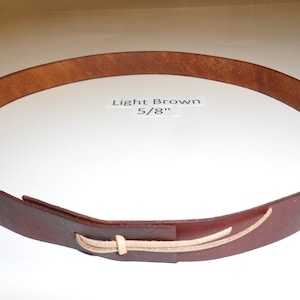 HB4: 3 day ship! Plain HAT BAND Custom Leather No Lettering,  comes with tie back. 5/8", 3/4" or 1" width