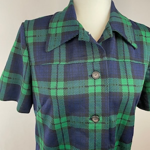 Vintage Damen Tunika - 1960er Jahre - Kariert - Sz M