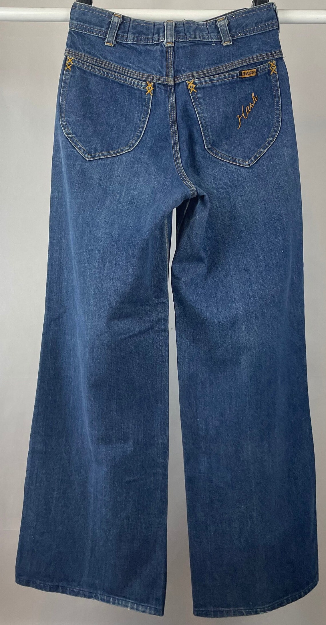 Vintage Hash Jeans 28 Inch Waist 30 Inch Inseam - Etsy UK