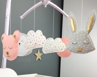 Éléments pour Mobile bébé animaux - Décoration bébé