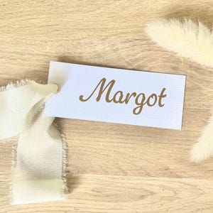 Marque-place avec Ruban